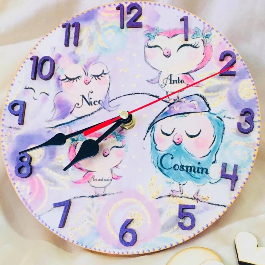 Ceas copii Bufnite