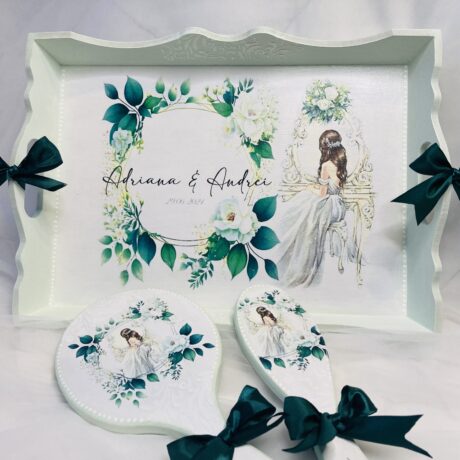 Set mireasa ”Verde menta”