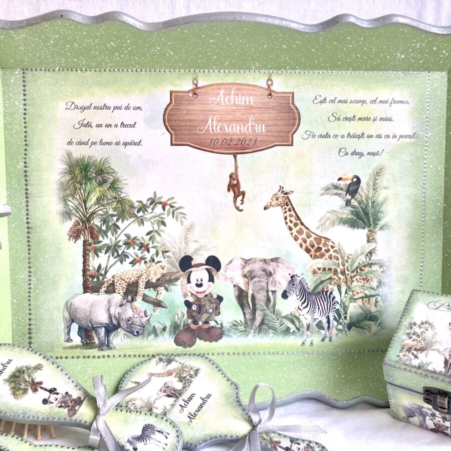 Set Prima Aniversare ”Jungle-Safari Micky”