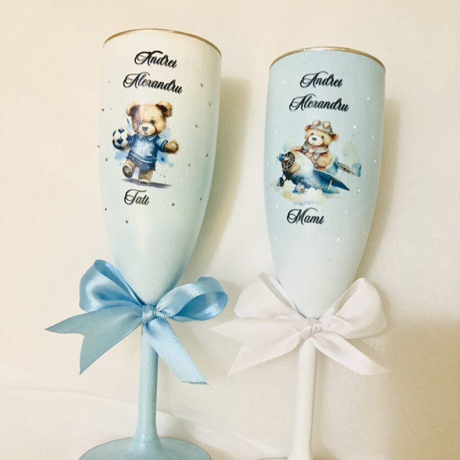 Pahare botez „Hobby Ursulet”