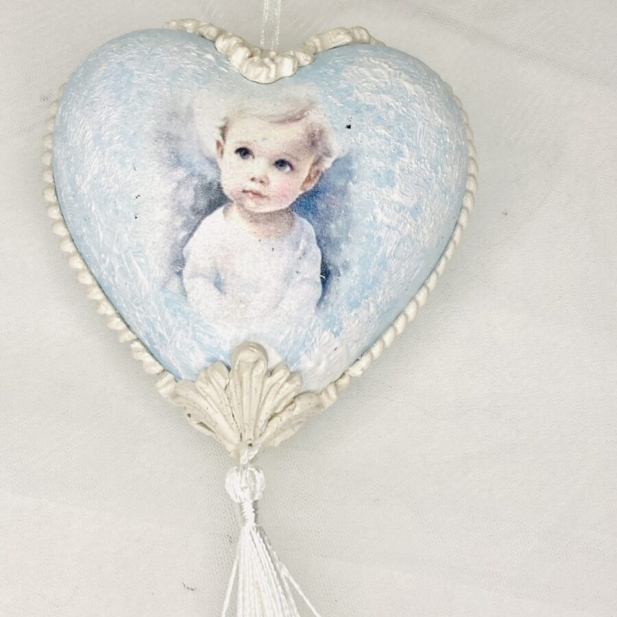 Ornament inima Îngeras
