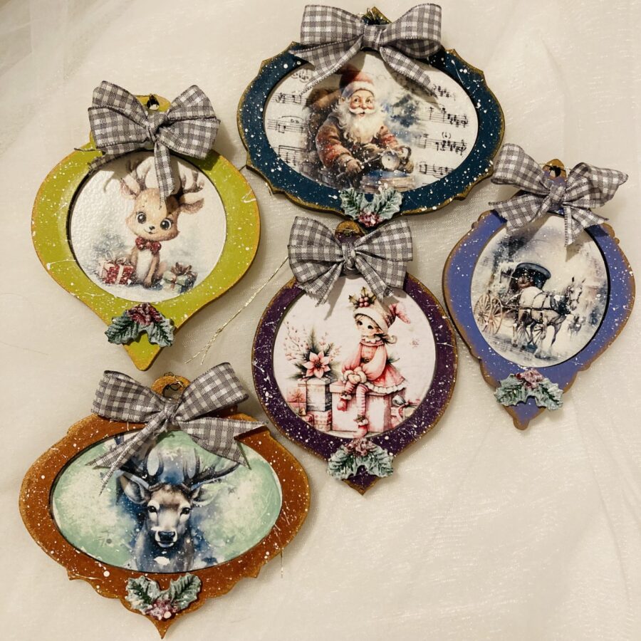 Set 5 ornamente duble 2