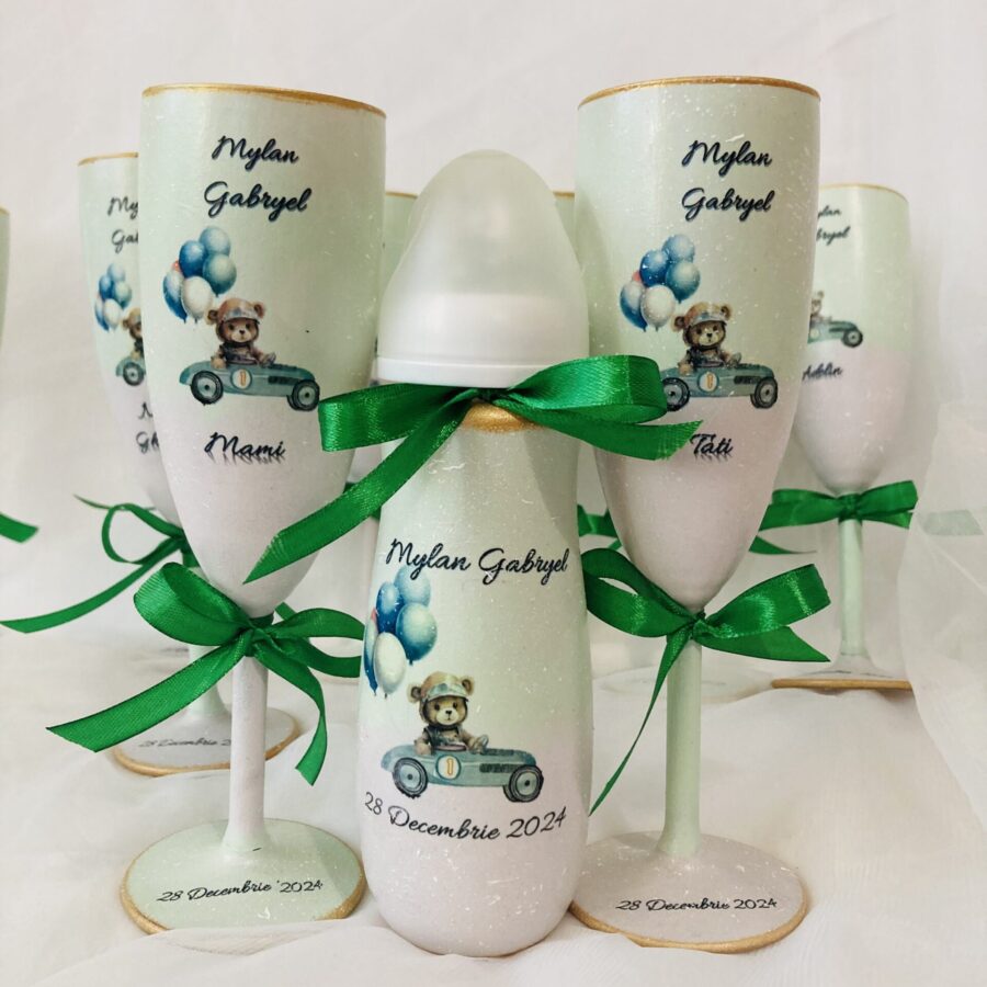 Biberon botez „Cars”