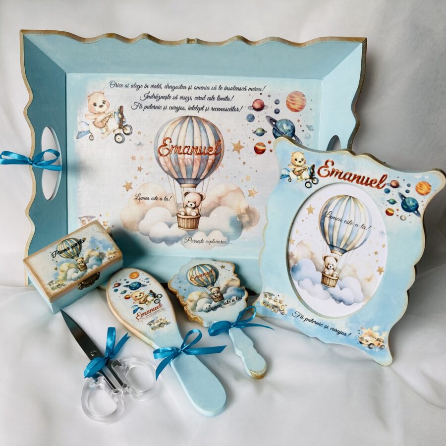 Set Prima Aniversare ”Balon cu aer cald”