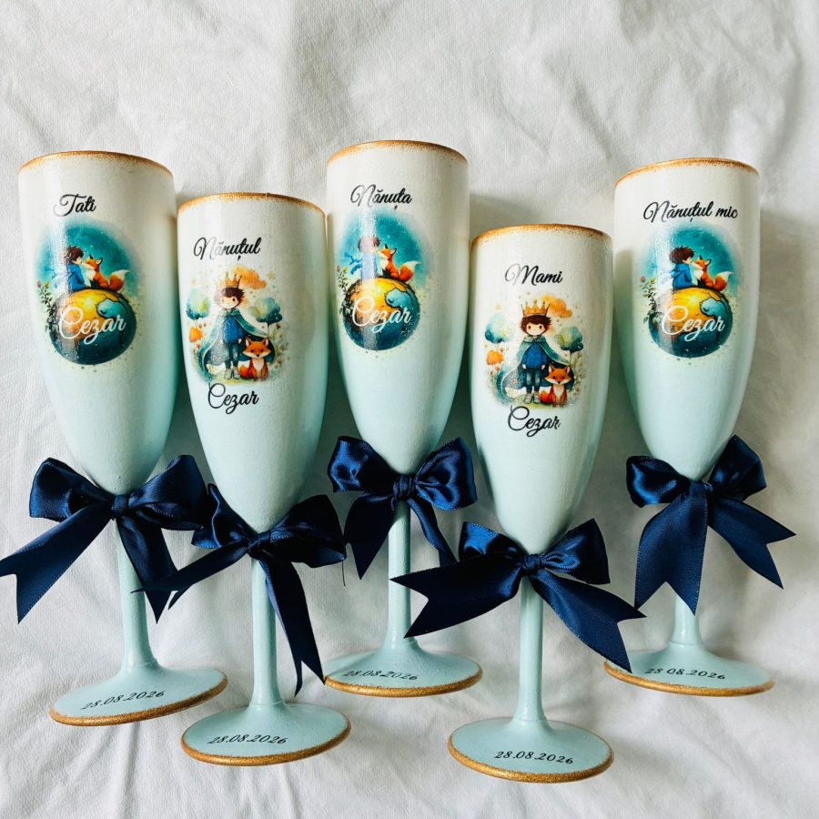 Pahare botez ”Micul print”